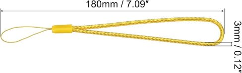 MECCANIXITY Universal Nylon Cord Lanyards, 18cm Soft Woven Hand Wrist Strap String for Bottle, Flashlight, Cellphone, White Pack of 30 in Saudi Arabia