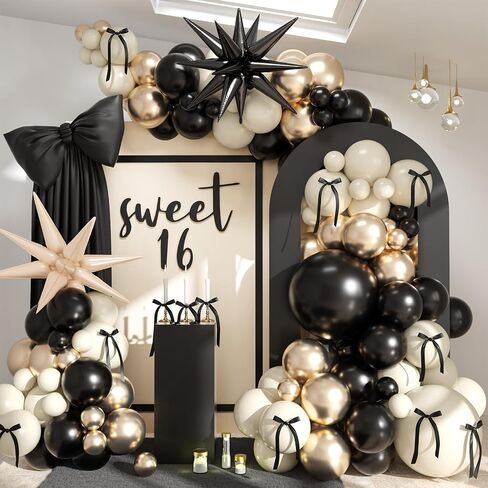 Casino Theme Balloon Arch Kit, 104 Pcs Red Black and Gold Metallic Latex Balloon Garland Kit with Dice Crown Explosion Star for Women Men Casino Night Las Vegas Birthday Graduation Party Decorations in Kuwait