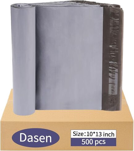 DASEN 50PC Poly Mailers 12x15.5 بوصة ، شحن الأظرف الأظرف الختم الأكياس الأكياس مقاومة للماء ومقاوم للدموع أكياس التغليف وأكياس الشحن للملابس in Saudi Arabia