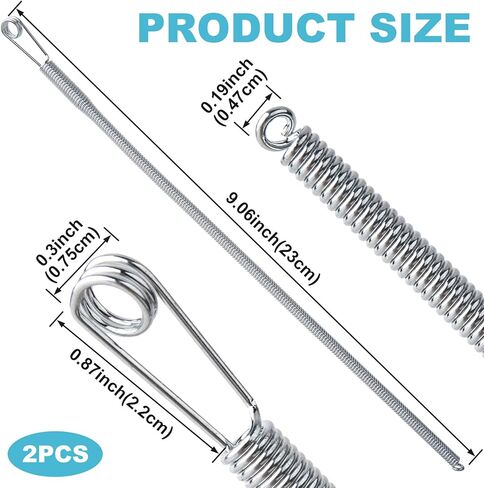 CustomyLife 3PCS الربيع الرباط إبرة الخيط، الفولاذ المقاوم للصدأ حبل الخيط كليب سهلة الخياطة الأربطة أداة استبدال للهوديس والسراويل in Kuwait