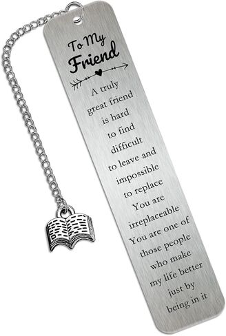 Best Friend Bookmarks Gifts for Women, Unique Birthday Bookmark for Female Friends, Cute Sentimental Friendship Christmas Gifts, Graduation Bookmarkers, Thoughtful Gift Ideas for Her in Kuwait