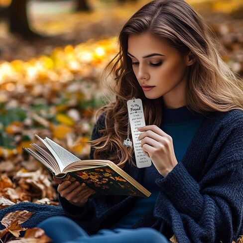 Best Friend Bookmarks Gifts for Women, Unique Birthday Bookmark for Female Friends, Cute Sentimental Friendship Christmas Gifts, Graduation Bookmarkers, Thoughtful Gift Ideas for Her in Kuwait