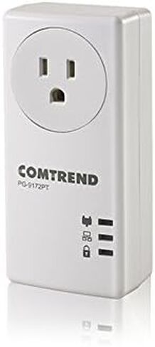 Comtrend PG-9172PT-KIT - محول إيثرنت 1200Mbps G.hn Powerline مع مخرج مخروطي، مجموعة من 2 وحدة in Kuwait