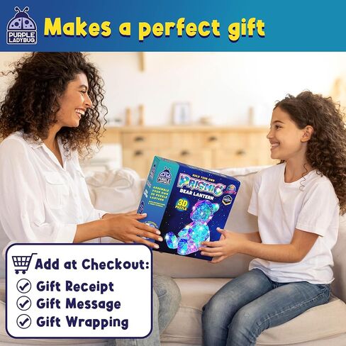 Prismic Unicorn 3D Light DIY Kit - Unique Unicorn Gifts for Girls & Women, 12 Year Old Girl Gifts, Cool Gifts for Tweens, Preteen Girl Gifts, & Teen Girl Gifts Ideas - Arts and Crafts for Christmas in Kuwait