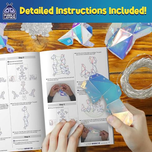 Prismic Unicorn 3D Light DIY Kit - Unique Unicorn Gifts for Girls & Women, 12 Year Old Girl Gifts, Cool Gifts for Tweens, Preteen Girl Gifts, & Teen Girl Gifts Ideas - Arts and Crafts for Christmas in Kuwait