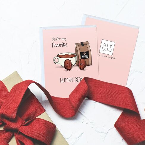 ALY LOU Cute Anniversary Card, Birthday Card for Her Him/Girlfriend Wife/Husband Boyfriend, Friendship Thank You Kawaii Greeting Card (There are so many reese-ons why I love you) in Kuwait