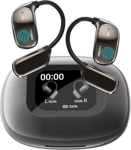 ترجمة AI سماعات الأذن في الوقت الفعلي ، تدعم سماعات الأذن المترجمة اللغوية 150 لغة ولهجات ، LCD Touch Screen Translation One Screen in Kuwait