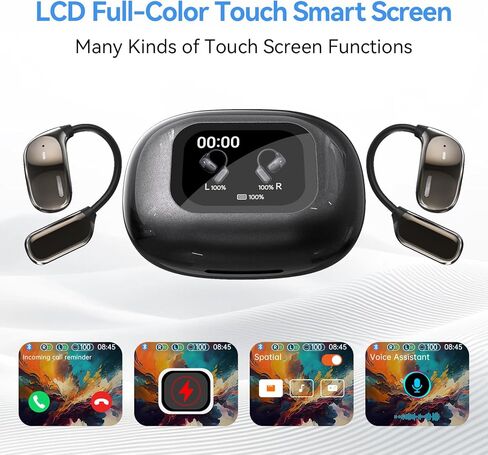 ترجمة AI سماعات الأذن في الوقت الفعلي ، تدعم سماعات الأذن المترجمة اللغوية 150 لغة ولهجات ، LCD Touch Screen Translation One Screen in Kuwait