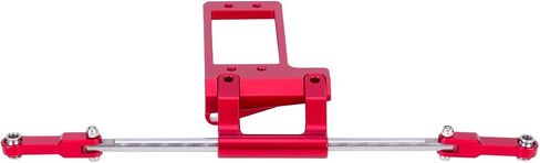 Aluminium CNC BAT Servo Mount with Hydraulic Steering Link for 1/10 RC Crawler Car VP Capra F9 Portal Axle LCG Chassis DIY Parts (Silver) in Kuwait