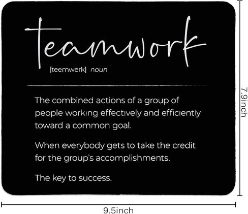QIYUHOY Resilience Definition Square Black Mousepad,Inspirational Mouse Pads for Desk Home Office Gaming Working,Home Decor Accessories Supplies,9.5x7.9 inches in Saudi Arabia