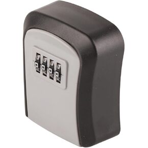 Outdoor Key Box, Wall Mounted Waterproof Combination Key Cabinet Box 4 Digit Combination Key Storage Lock for Garage School Elderly Parents Spare House Key Storage 9.6