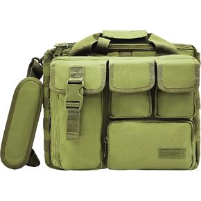TaktZeit Military Briefcase 15.6Inch Tactical Laptop Messenger Bag Laptop for Hiking, Cycling, Camping and Daily Use