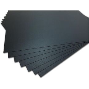 أغطية ملزمة للجلد فينيل - 17pt الأسود ، جودة عالية ، 100pk (11 "x17")