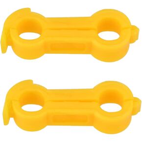 eMagTech 2pcs 4mm Bird Splayed Leg Treatment Ring Bird Splay Leg Hobble Leg Bands for Canaries Smaller Budgies Large British Finches Small Quail Orange