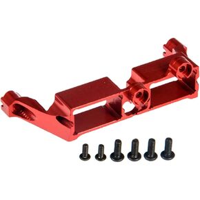 سبيكة الألومنيوم Diff/Transmission Locking Servo Mount Bracket Bracket SETIDE SETION FOR 1/10 RC Crawler TRA-XXAS TRX-4 ERDARDERS (Black)