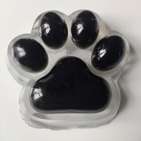 Big Cat Paw Squishy Toy, Clear Cat Paw Squeeze Toys, 5.5in Squishy Stress Relief Toy,Pinching Squishy, Executive Desk Toys Squishy,Soft High Resilience Squishy Toys.