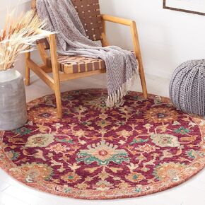SAFAVIEH Aspen Collection Runner Rug - 2'3" x 9', Red & Pink, Handmade Boho Wool, Ideal for High Traffic Areas in Living Room, Bedroom (APN144Q)