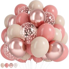 60 PCS Sage Green ، Gold ، Brown Latex Balloons - Woodland Camo Army Olive Green ، Brown Dark ، Coffee Gold Party Partons for Jungle Safari Woodland Hunting Decorts
