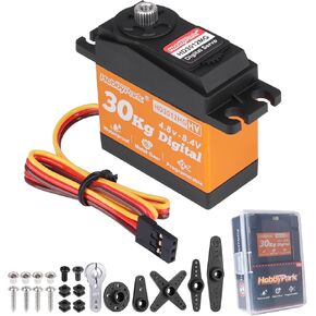 Hobbypark Waterproof 30kg عزم الدوران العزم المراقبي Moto Motor Gear Digital Arduino servo قابلة للبرمجة ل 1/8 1/10 1/12 RC Crawler