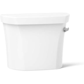 Kohler K-4467-RA-0 Wellworth 1.28 gpf Tank with Right-Hand Trip Lever, White