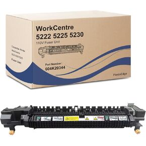 604K20344 Fuser Unit Remanufactured 5222 5225 5230 Fuser Compatible for Xerox 604K20344 Fuser Works with WorkCentre 5222 5225 5230 Printer 126K24980 126K24983 Fuser Kit (110V)
