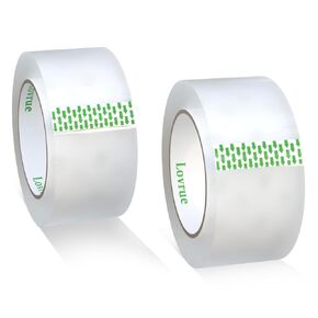 Ultimate Packaging Tape 2-Roll Refill - Professional Grade Strong Seal Adhesive for Moving, Shipping, Storage 75yd x 1.88"