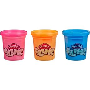 Play-Doh Brand Slime 3 Pack من الوحل غير السامة-الأزرق والبرتقالي المعدني والوردي المعدني
