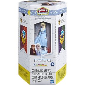 ألعاب Play-Doh Disney Frozen 2 Snow Globe Playet Placeet Tuy مع 5 ألوان لعب غير سامة