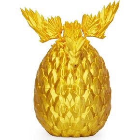 3D Dragon Egg ، Surprise Easter Baskets Essentials with 12 "Dragon Crystal Dragon مرنًا ، ولعب المكتب التنفيذي ، وأشجار سلة عيد الفصح (بيضة دراجون زرقاء وخضراء)