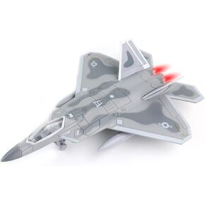 لعبة F22 Airplane ، لعبة مقاتلة طائرة للأطفال ، سحب النفاثات لعبة السحب ، طراز Diecast Airplanes مع هدايا الطائرات المعدنية الخفيفة والصوت