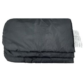 Roodo Dog Stroller Pads الأصلي محددات عربة الحيوانات الأليفة المحددة من السهل التنظيف والاستبدال ، مجموعة من 3 أجهزة كمبيوتر (أسود)