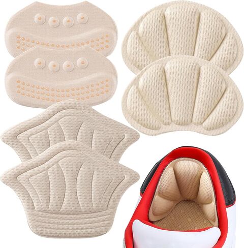 Back of Heel Cushion Pads, Adhesive Heel Grips Inserts for Women Men, Reusable Heel Guards Liners for Loose Shoes, Too Big Boots, Improve Shoe Fit in Kuwait