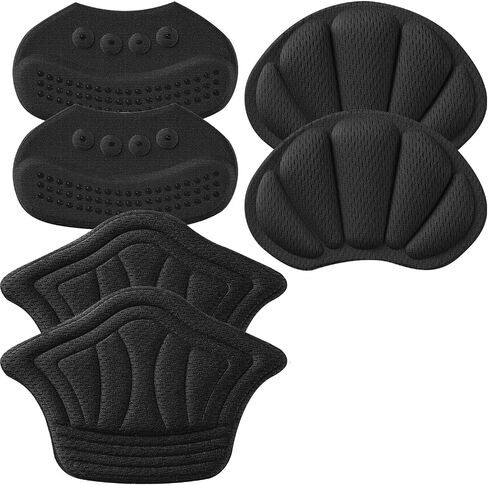 Back of Heel Cushion Pads, Adhesive Heel Grips Inserts for Women Men, Reusable Heel Guards Liners for Loose Shoes, Too Big Boots, Improve Shoe Fit in Kuwait