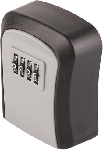 Outdoor Key Box, Wall Mounted Waterproof Combination Key Cabinet Box 4 Digit Combination Key Storage Lock for Garage School Elderly Parents Spare House Key Storage 9.6 in Kuwait