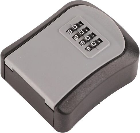Outdoor Key Box, Wall Mounted Waterproof Combination Key Cabinet Box 4 Digit Combination Key Storage Lock for Garage School Elderly Parents Spare House Key Storage 9.6 in Kuwait