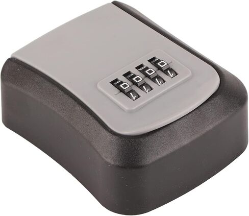 Outdoor Key Box, Wall Mounted Waterproof Combination Key Cabinet Box 4 Digit Combination Key Storage Lock for Garage School Elderly Parents Spare House Key Storage 9.6 in Kuwait
