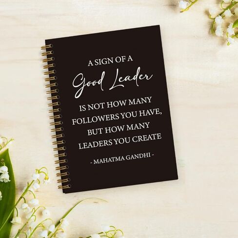 دفاتر ملاحظات ملهمة لتعريف الحصباء للعمل، هدايا مكتبية تحفيزية للنساء والرجال وزملاء العمل، واللوازم المكتبية والإكسسوارات، دفتر ملاحظات حلزوني 5.5 × 8.3 بوصة in Kuwait