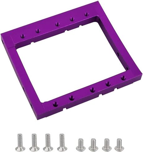 LCG Winch Dual Servo Mounts Bracket for 1/10 RC Rigs Crawler Capra SCX10 II Axle Comp TGH Rails LCG Chassis Kit Upgrade Part (Purple) in Saudi Arabia