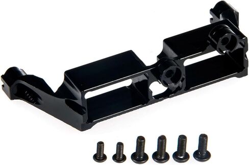 Aluminum Alloy Diff/Transmission Locking Servo Mount Differential Lock Bracket Fixed Seat for 1/10 RC Crawler Tra-xxas TRX-4 Upgrades Accessories (Black) in Kuwait