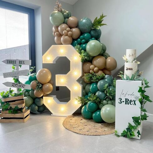 60 PCS Sage Green, Gold, Brown Latex Balloons - Woodland Camo Army Olive Green, Dark Brown, Coffee Nude Gold Party Balloons for Jungle Safari Woodland Hunting Birthday Decorations in Saudi Arabia