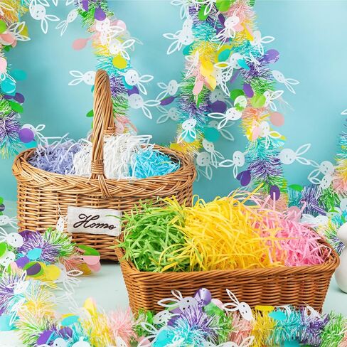 3 ألوان عيد الميلاد مجعد الورق المقطعة ، عيد الميلاد الأحمر الأخضر الذهب الورق الورق sherd الحشو العشب للهدية سلة ملء أعياد الميلاد أعياد الحفلات الحفلات （10.6oz） in Kuwait