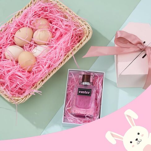 6 Colors/4.3oz Easter Grass Shredded Paper Filler Raffia Paper Filler for Easter Gift Wrapping Basket Filling Birthdays Weddings Party Supply in Kuwait