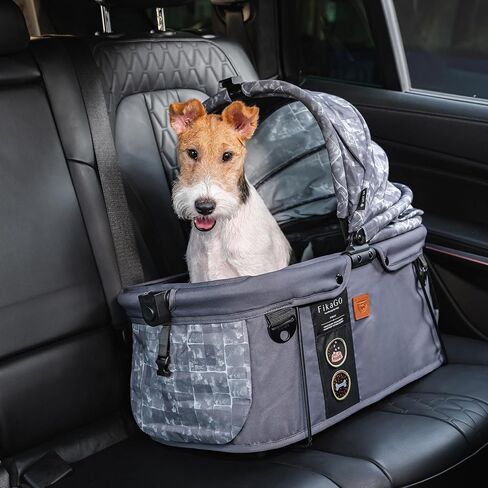 Sway2 Pet Car Seat and Carrier, 2-in-1 Booster Seat for Small Dogs and Cats in Kuwait