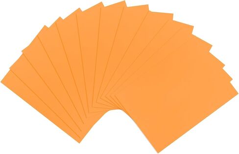 MECCANIXITY Foam Sheets Crafts 11x8 Inch 2mm EVA Craft Foam Paper Foam Sheets for Crafts Projects DIY Cosplay Modeling, Orange, 12 Sheets in Saudi Arabia