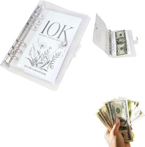 12 Month Money Saving Challenge Binder with Cash Envelopes, Achieve Your Savings Goals with Our 10K Savings Challenge Organizer in Saudi Arabia