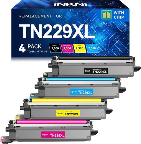 InkNI 067H 067 Toner Cartridge Set Replacement for Canon 067H Toner Cartridge Set for Canon ImageCLASS MF656Cdw MF654Cdw LBP632Cdw LBP633Cdw MF653Cdw Printer Ink High Yield (4 Pack, BK/C/M/Y) in Saudi Arabia
