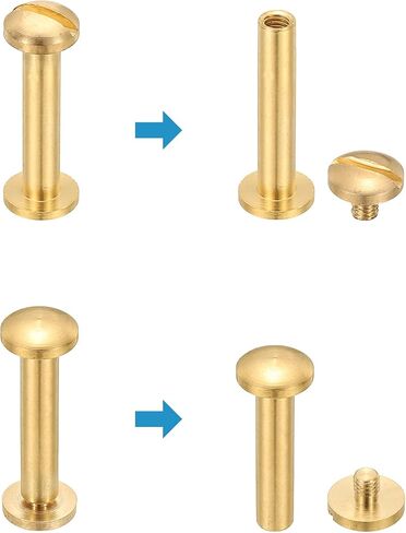 براغي Patikil Chicago ، 20 مجموعة m4x22mm نحاس شيكاغو برغي فيليبس الربط in Kuwait