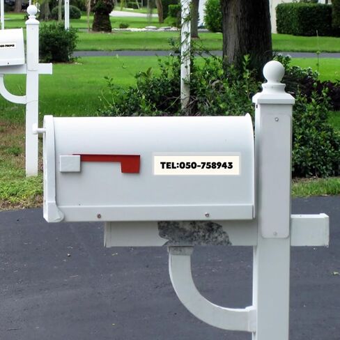 تلبية 100 PCS 4.3 "X 1.2" Clear Label حامل الجيوب اللاصقة الجرف بطاقة الجرف in Kuwait