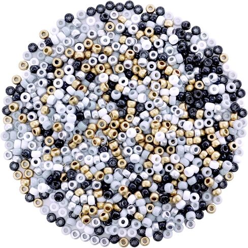 4th of July Beaded Ornament,1000 Pcs Pony Beads Plastic Craft Beads for Independence Day Party Friendship Bracelet Necklace Making Crafts in Kuwait