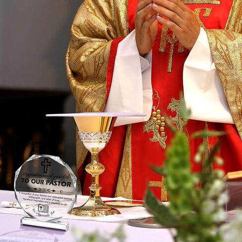 Gerrii Pastor Appreciation Gifts Thank You for Inspirational Pastor Gifts for Men Women Preacher Birthday supplies Acrylic Retirement Keepsake for Religious Christian(Pastor's Wife) in Kuwait
